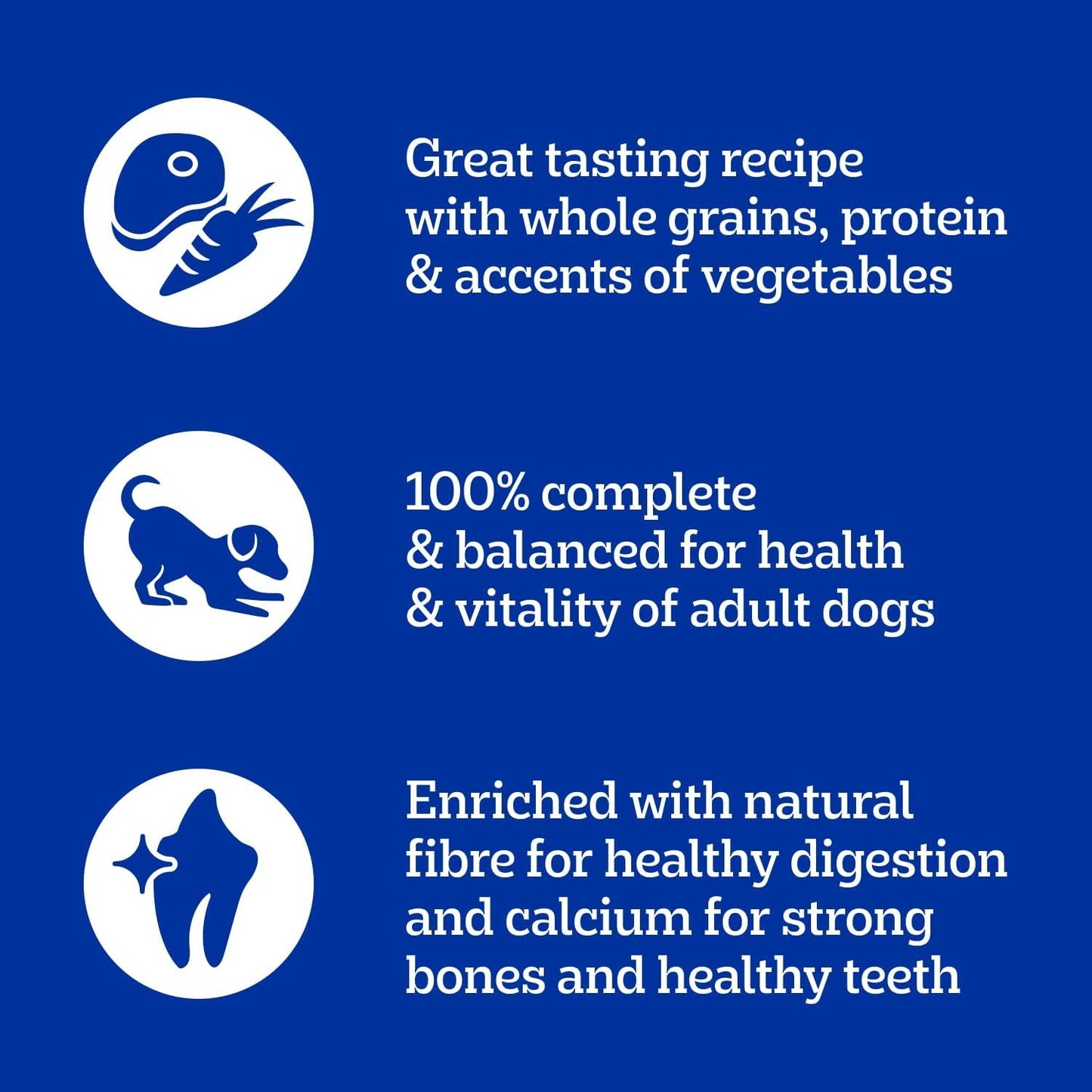 PEDIGREE VITALITY+ Dry Food For Adult Dogs – Roasted Chicken & Vegetable Flavour - Supports Strong Bones and Healthy Teeth – With Calcium, 14kg Bag